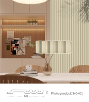 Guancheng Nouveau design écologique Revêtement mural de décoration imperméable Panneaux muraux en PVC 3d Ps Papier peint pour art mural intérieur