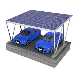Système de montage en aluminium de carports d'énergie solaire de certification de qualité pour le stationnement de voiture - Product Image 2