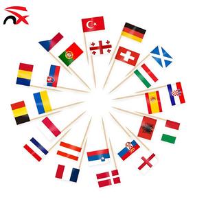 Banderas de Madera de <span class=keywords><strong>Venezuela</strong></span> para Pastel, Banderas de Papel Mini para <span class=keywords><strong>Bar</strong></span> Deportivo, Eventos de Celebración de Aficionados al Fútbol - Product Image 4