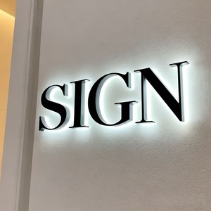 Trong nhà văn phòng kinh doanh vàng Gương 3D Backlit kênh kim loại thư tùy chỉnh ngoài trời công ty thương hiệu thiết kế logo LED chiếu sáng dấu hiệu - Product Image 6