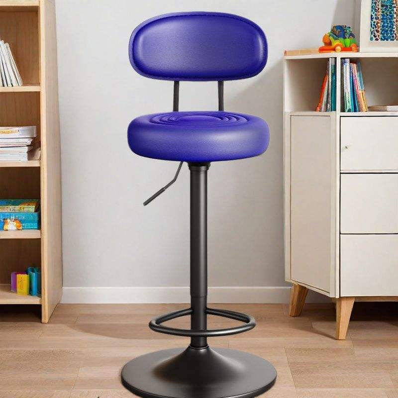 พนักพิงสีน้ำเงิน-แผ่นดำหนา 58-78ซม