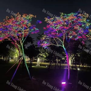 ไฟต้นไม้สีรุ้งสำหรับสร้างเอฟเฟกต์แสงสีหลายชั้นในสวนสาธารณะ สวนหย่อม และงานแสดงเทศกาล - Product Image 3