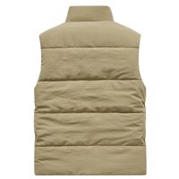 Gilet polaire chaud d'hiver personnalisé avec logo, 1 pièce MOQ, veste sans manches épaisse coupe-vent pour homme, grande taille, personnalisable