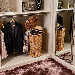 GL Home Decoration Wholesale Panier en osier naturel tissé Salle de bain Cuisine Panier de rangement pour la maison - Product Image 4