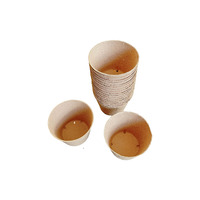 Pot de semis en pulpe de papier recyclé, vente en gros, pot de pépinière biodégradable pour le démarrage de graines à la maison et au jardin
