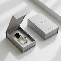 Boîte cadeau en papier recyclé personnalisée en gros, boîte à tiroir, flacon de parfum de luxe 10 ml, 30 ml, 50 ml avec boîte