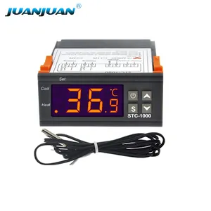 卸売 220v湿度計-STC-1000 220Vデジタルサーモスタット温度コントローラー温度計センサー湿度計