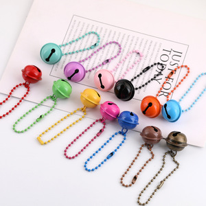 Colgante de Campana de Aleación de Zinc en Colores Caramelo, Cadena con Dije, Llavero DIY, Decoración para Bolsos, Accesorio Unisex - Product Image 4