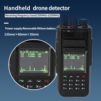 Détecteur de drones portable 1-3KM, équipement de détection et de positionnement UAV 300Mhz-6200MHz, détecteur FPV