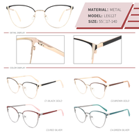 Lunettes optiques en métal mince de concepteur de style vintage pour hommes à la mode montures nouvelles lunettes en métal Vogue
