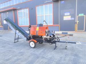 Processeur de bois de chauffage à haute efficacité, force de fendage hydraulique de 20 tonnes avec scie à découpe manuelle pour la foresterie domestique et l'utilisation de bois de chauffage - Product Image 3