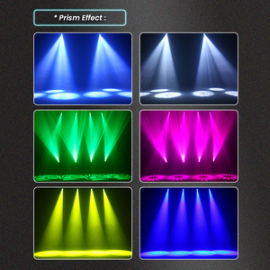 150W di chuyển đầu tại chỗ dẫn ánh sáng sân khấu 3 lăng kính gobo chùm đèn DMX thanh Câu lạc bộ di chuyển đầu ánh sáng - Product Image 4