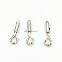 Accessoires d'éclairage personnalisés Oem Offre Spéciale pince de câble à crochet réglable en laiton pour kit de suspension de câble