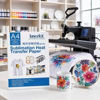 Papier de sublimation format A3 A4, papier blanc pour vêtements, impression par transfert thermique à séchage rapide, vente en gros