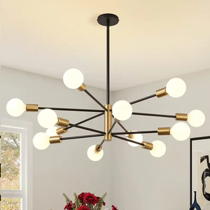 Nordique Moderne LED Pendentif Lumière Multi-Branche Blanc Chaud Ampoules AC Puissance Plafond Lampes Suspendues pour Lustres Suspendus Lumières - Product Image 3