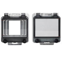 Cache de protection extérieur transparent en PC IP67 résistant aux intempéries pour boîtier d'instrumentation et boîtier de distribution 1 à 18 voies