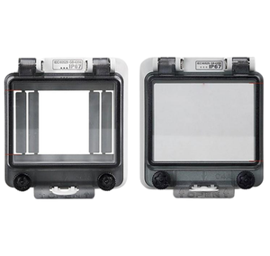 IP67 Transparent ABS PC Protective <b>Window</b> <b>Cover</b> for Instrument Enclosure & Distribution Box, 1-18 Way - Product Image 3