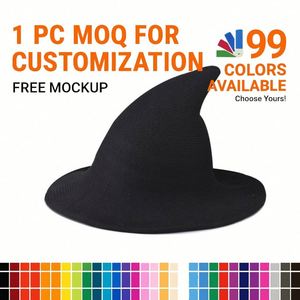 Azov-xr Sombrero Americano Tipo Bucket, Transpirable, <span class=keywords><strong>de</strong></span> <span class=keywords><strong>Brujo</strong></span>/Mago para Halloween - Product Image 1