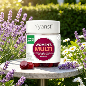 Natural Women’s Multi Gummies 150mcg ไบโอติน 90 เม็ด รสราสเบอร์รี่เบอร์รี่ พร้อมวิตามินสำคัญเพื่อสุขภาพที่ดีในทุกๆ วันและเสริมพลังงาน - Product Image 1