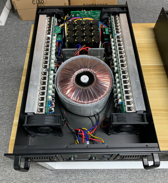 H Class Amplifier Professional Audio Power Amplifier 2-Channel 2000W Per Channel Pure Copper Transformer High-quality Amplifier