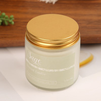 Coffret cadeau en verre de cire de soja parfumée à l'aromathérapie faite à la main pour la fête des mères-Parfum DESSERT 60 heures de temps de combustion classique