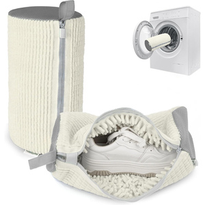 Sacs à linge spéciaux pour chaussures pour lavage en machine, sac de protection anti-déformation, sac de lavage de chaussures pratique, polyester 39x19cm - Product Image 1
