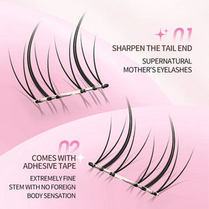 NOVO Private Label 6 Rangées Ensembles de <span class=keywords><strong>Faux</strong></span> <span class=keywords><strong>Cils</strong></span> Fluffy Wispy <span class=keywords><strong>Volume</strong></span> Natural Look Lashes <span class=keywords><strong>Faux</strong></span> Eyelash Box <span class=keywords><strong>Cils</strong></span> sans colle - Product Image 5
