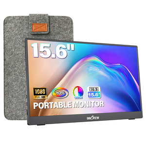 Moniteur LCD portable 15,6 pouces FHD 1080P 60Hz HDR avec écran mat et haut-parleurs intégrés pour jeux, ordinateur portable, PC, <span class=keywords><strong>Mac</strong></span>, smartphone - Product Image 1