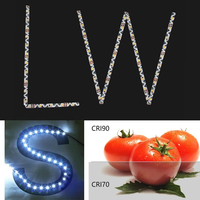 120 LEDs Biegsamer LED-Streifen Zickzack-Leiterplatte Frei Zuschneidbar S-Form LED-Streifen für Unregelmäßige Beleuchtungsdesigns