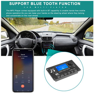 MP3 çalar çözme devre kartı modülü araba TF kart yuvası USB FM uzaktan çözme Bluetooth çağrı ve kayıt ile devre kartı modülü