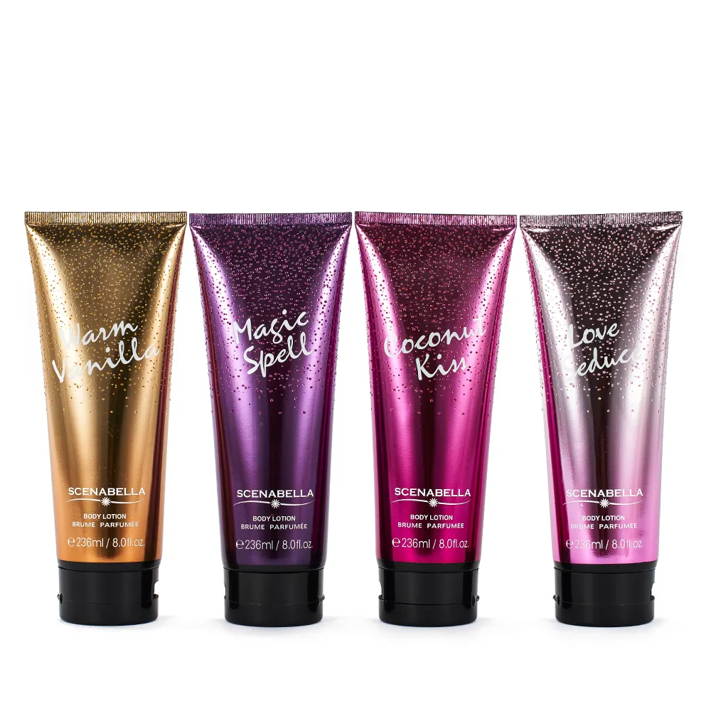 Hot-selling Large Discount 236ml Body Lotion Love Seduce Vanilla Moisturizing Whitening Glitter Fragrance Body Cream