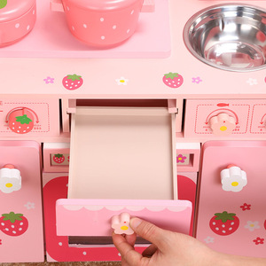 <span class=keywords><strong>Cocina</strong></span> de Juguete de <span class=keywords><strong>Madera</strong></span> para Niños Set de <span class=keywords><strong>Cocina</strong></span> de Juguete de Simulación para Cocinar con Accesorios - Product Image 6