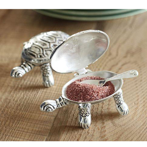 Cubiertos de plata Azucarero Tazón de sal de metal Best Seller - Product Image 3