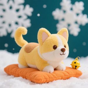 Peluche de Perro Corgi de Alta Calidad con Diseño Personalizado, Fabricantes OEM, Juguete de Perro Realista - Product Image 1