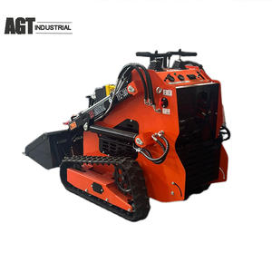 AGT YS-380 Mini Skid Steer Loader Mini Track Loader Gasolina Compactado Skid Steer Carregador Rato - Product Image 3
