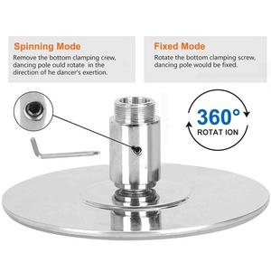 ホームジムポータブル/ストリッパーチューブスピンダンシングポール用スチールダンスポール - Product Image 5