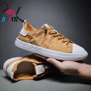 Nouvelles chaussures décontractées pour hommes en toile respirante à tige basse en tissu parapluie été 2021 - Product Image 4