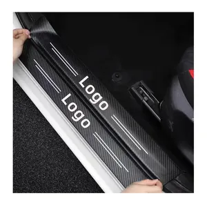 Car Door Sill Plate Protectors Universal Rubber Car Threshold Protection Strip  Sill Scuff Cover Panel Step Protector 4Pcs : : Car & Motorbike