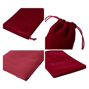 Pochette en coton avec cordon de serrage pour bijoux, logo en relief, sac anti-poussière doux pour emballage de bijoux et cadeaux, vente en gros - Product Image 5