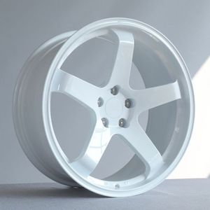 ล้อปลอมแปลงแบบสปอร์ต GT & GTR 17 18 19 20นิ้วสำหรับประเภท <span class=keywords><strong>R</strong></span> WRX S2000 supra สีขาว5X114.3 5X120ขอบล้อ - Product Image 2
