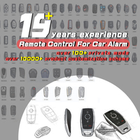 Télécommande universelle sans fil 433 MHz RF à code fixe et à code tournant pour porte de garage électrique, clé de voiture et alarme de voiture