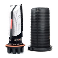 576 Core Dome Type Optical Fiber Cable Joint Closure IP68 Fiber Splice Closure Vertical Enclosure Junction Box FCBF-576B 5-Year