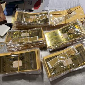 <span class=keywords><strong>Carta</strong></span> Fotografica Metallica in <span class=keywords><strong>Alluminio</strong></span> Argento e Oro per Stampanti a Getto d'Inchiostro, <span class=keywords><strong>Carta</strong></span> Artigianale con Rivestimento in PE, Colore Dorato, Compatibile con Stampa Offset - Product Image 3