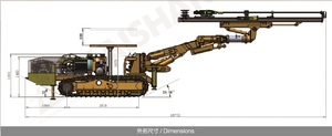 Kj310単頭掘削ブームクローラ式フル油圧地下掘削ジャンボブーマー（トンネル岩石掘削用ドリフター付き） - Product Image 4