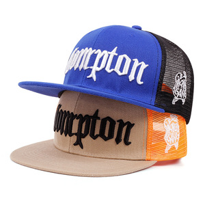 Mũ lưỡi trai nam thời trang bán buôn, kiểu dáng phẳng, mũ hip hop có thể điều chỉnh, mũ snapback <span class=keywords><strong>Compton</strong></span> dành cho nam - Product Image 1