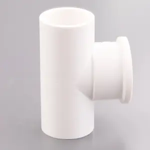 2021 new Sam-uk excellent Chinese producer white plastic polypropylene pipe and fitting reducer tee joints