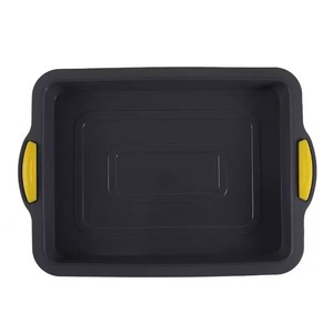 Teglia Quadrata Antiaderente in Silicone da 8 Pollici con Manici in <span class=keywords><strong>Acciaio</strong></span>, Stampo per Brownies e Torte - Product Image 6