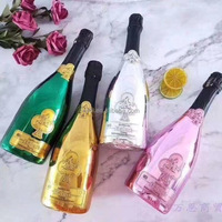 Bouteille de vodka électrolytique 500ml 700ml 750ml bouteille en verre bouteilles de vodka whisky avec bouchons d'étanchéité