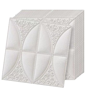 European Carved Pearl Copper 3D Wall Stickers Self-Adhesive Waterproof Decorative Foam XPE Panel for Living Room Bedroom - Product Image 4