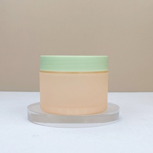 Wholesale Custom 100ml 200ml 250ml PP Cosmetic Cream Double Wall Thick Empty Frosted Container <b>Plastic</b> <b>Jar</b> 250g - Product Image 1